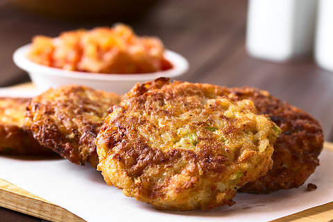 米饭饼 油条图片