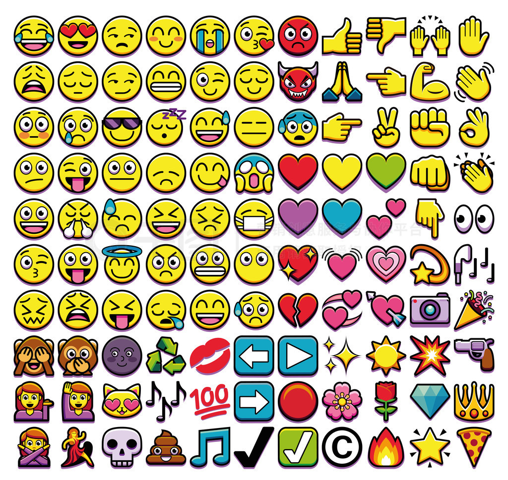 ɫϷĲͬ 110 Emojis һ