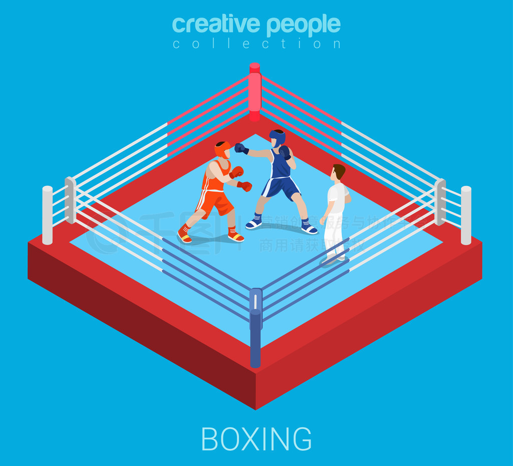 Boxing ring professional championship