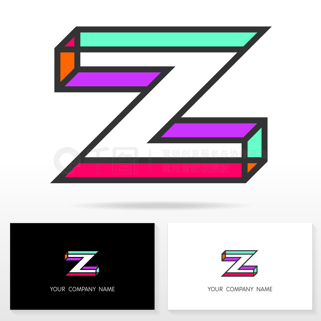 Letter Z logo icon design template elements - Vector Illustration.