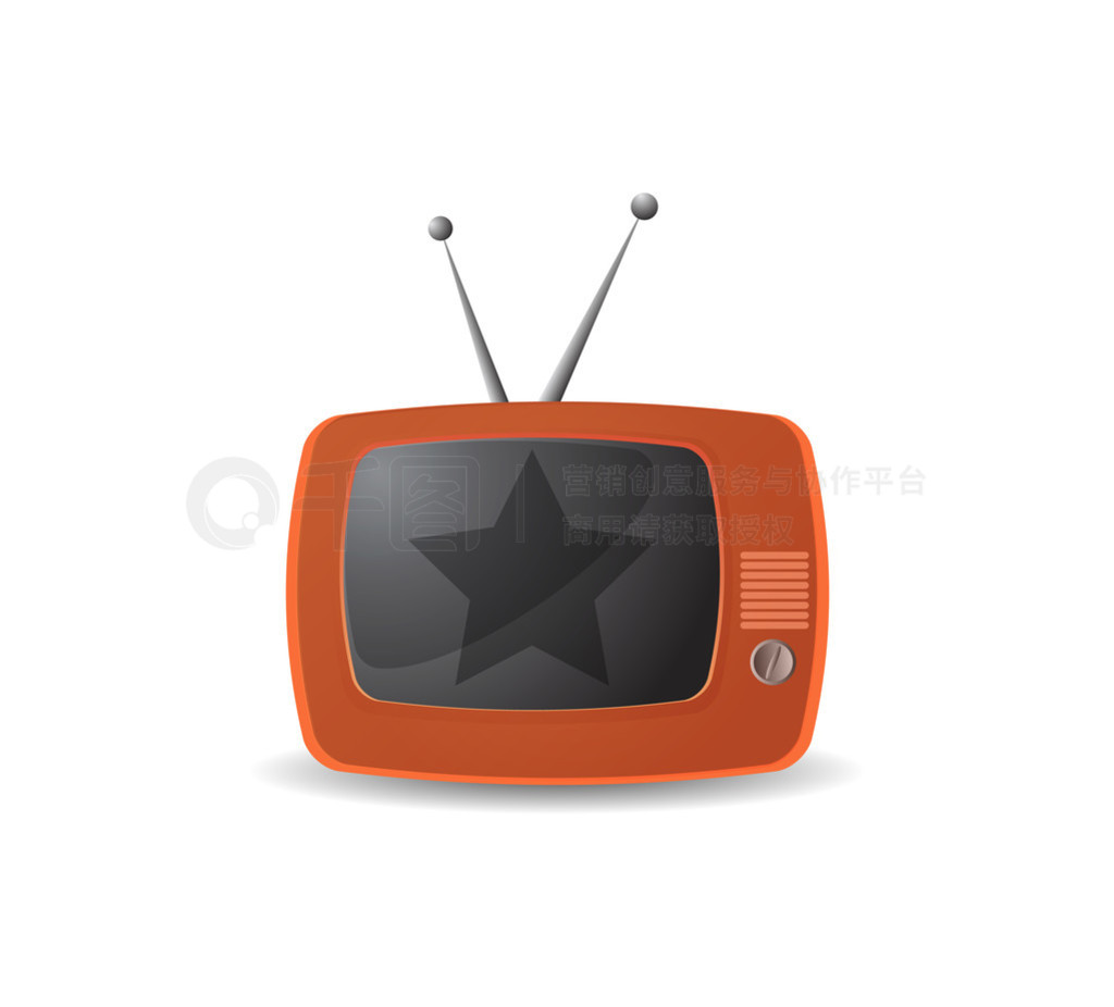 Cute retro tv