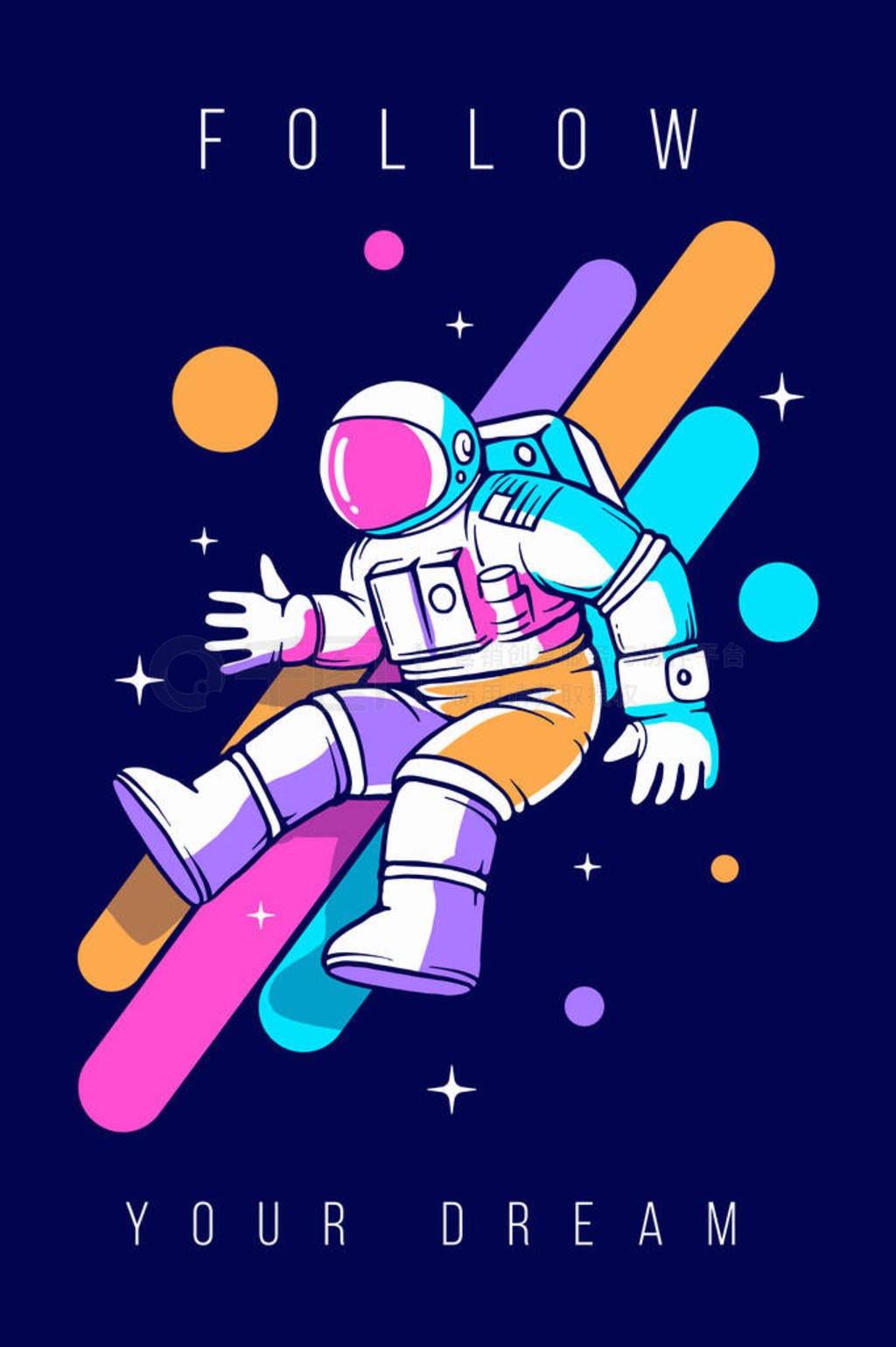 Աòɫ̽ռʸʱͼ⡣Աںڰı½̫ߡFlat line art style creative design of human spacefligh