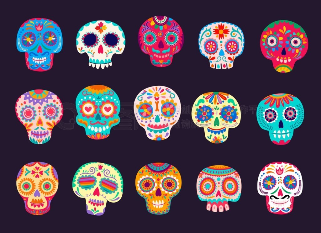 ͨī翨άͷʸװΣDia de los muertos ͷǹǣʻͻͼͳīףͨī翨άͷǣʸ