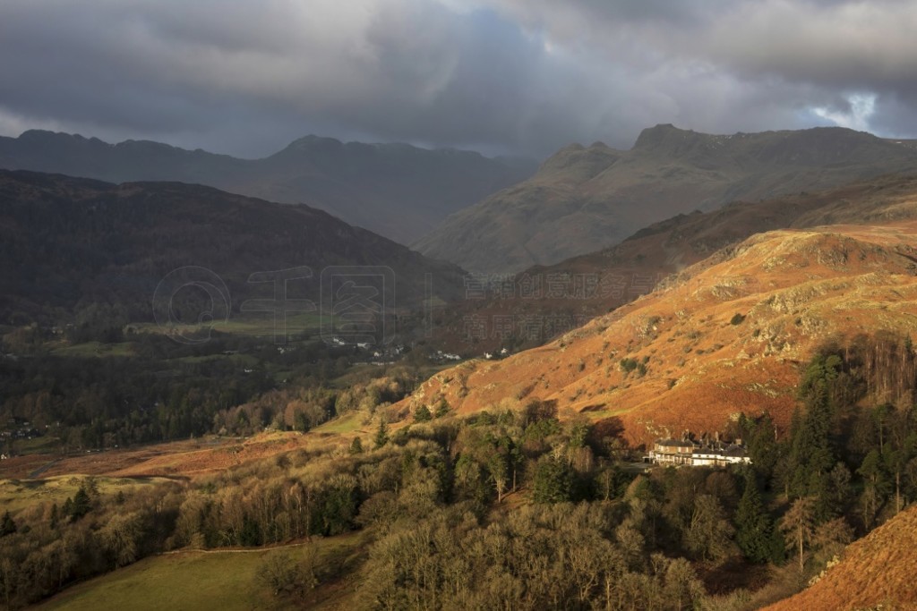  Loughrigg Fell ǰ Langdale PikesĶճƽʱξ