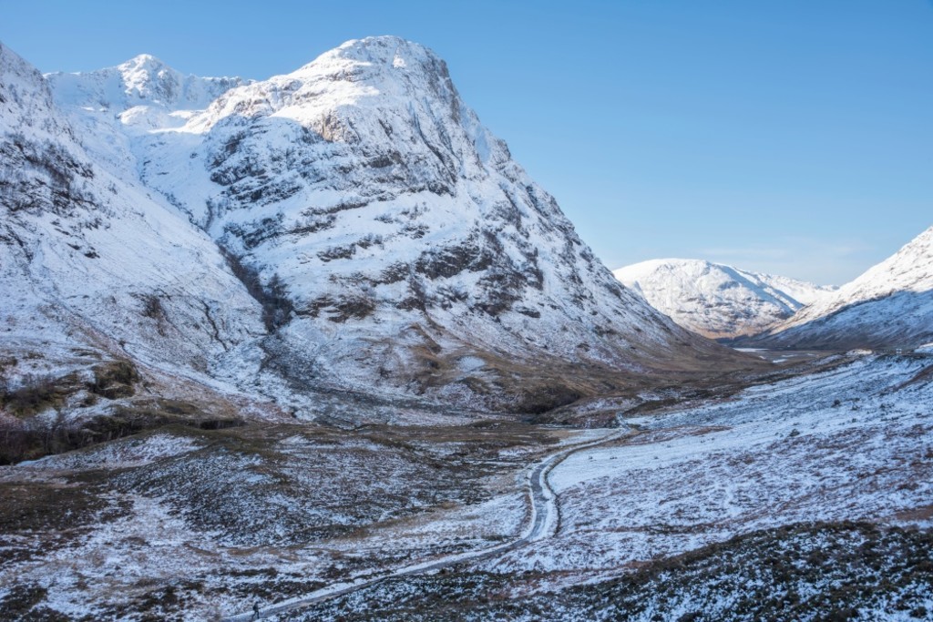 Ķͼ Glencoe Rannoch Moor ɽȣΧѩǵɽ