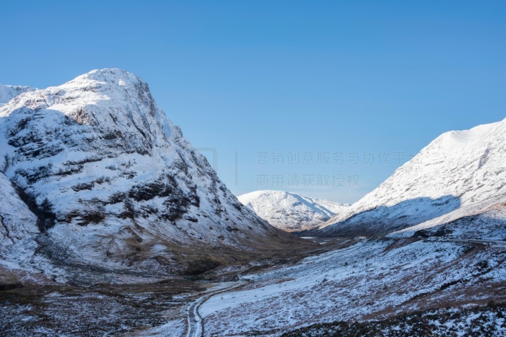 Ķͼ Glencoe Rannoch Moor ɽȣΧѩǵɽ