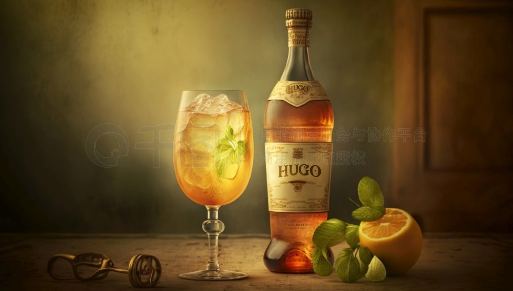 ϵ Hugo SpritzˬζϷһӵľϣΧһĲƿһƬӡϵɫɫȻľγԱȣˮɫɫʡ