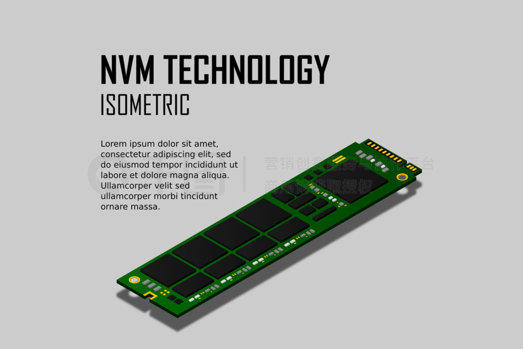 NVME Express M.2 ڴ 3D Ⱦͼȡڴ桢˼ӲϷ͹վʸͼ