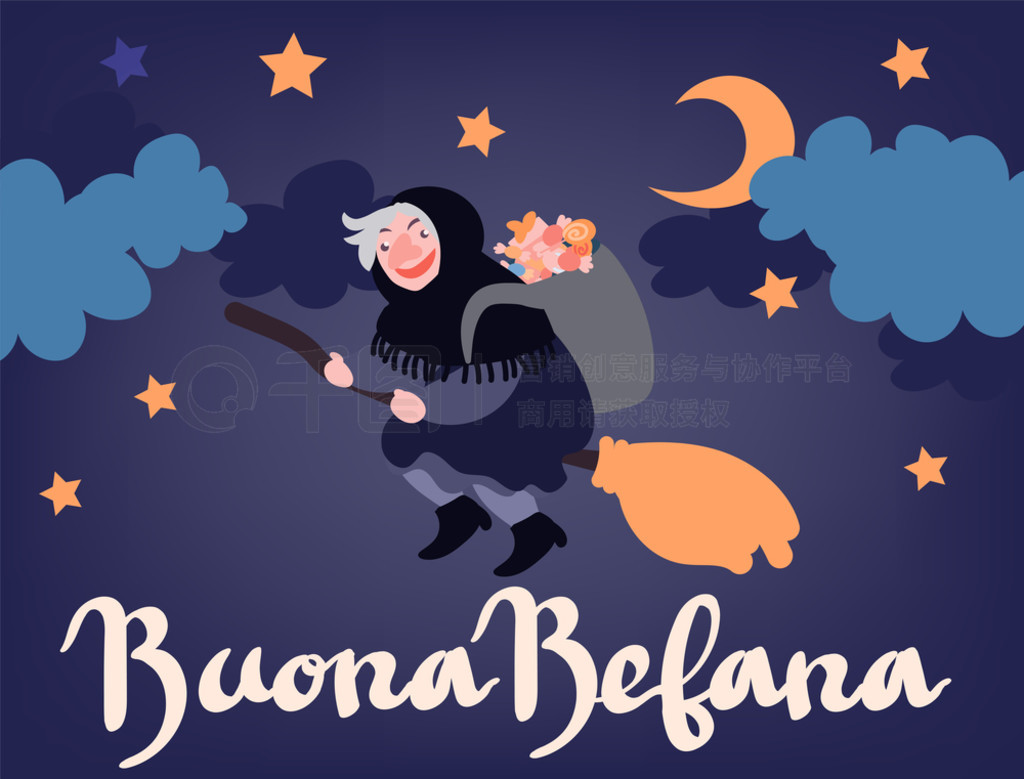 Buona Befana룺Խڣؿģ壬д壬ҹɨֻƽʸͼBuona Befana  Epifania ؿģ