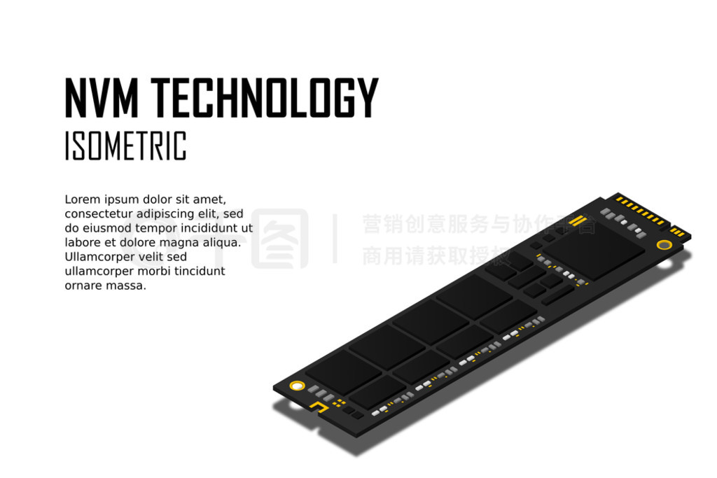 NVME Express M.2 ڴ 3D Ⱦͼȡڴ桢˼ӲϷ͹վʸͼ