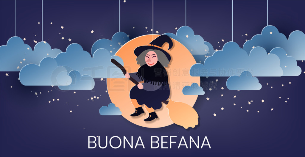 Buona Befana룺Խڣؿģ壬д壬ҹɨֻƽʸͼBuona Befana  Epifania ؿģ