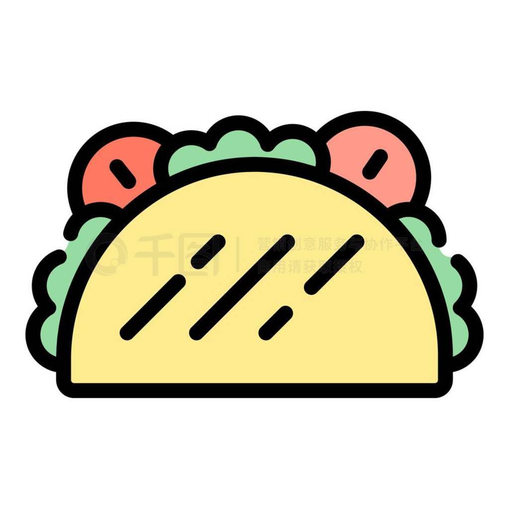 ըױʳͼꡣըױʳʸͼɫƽ̹롣 Taco ʳͼɫʸ
