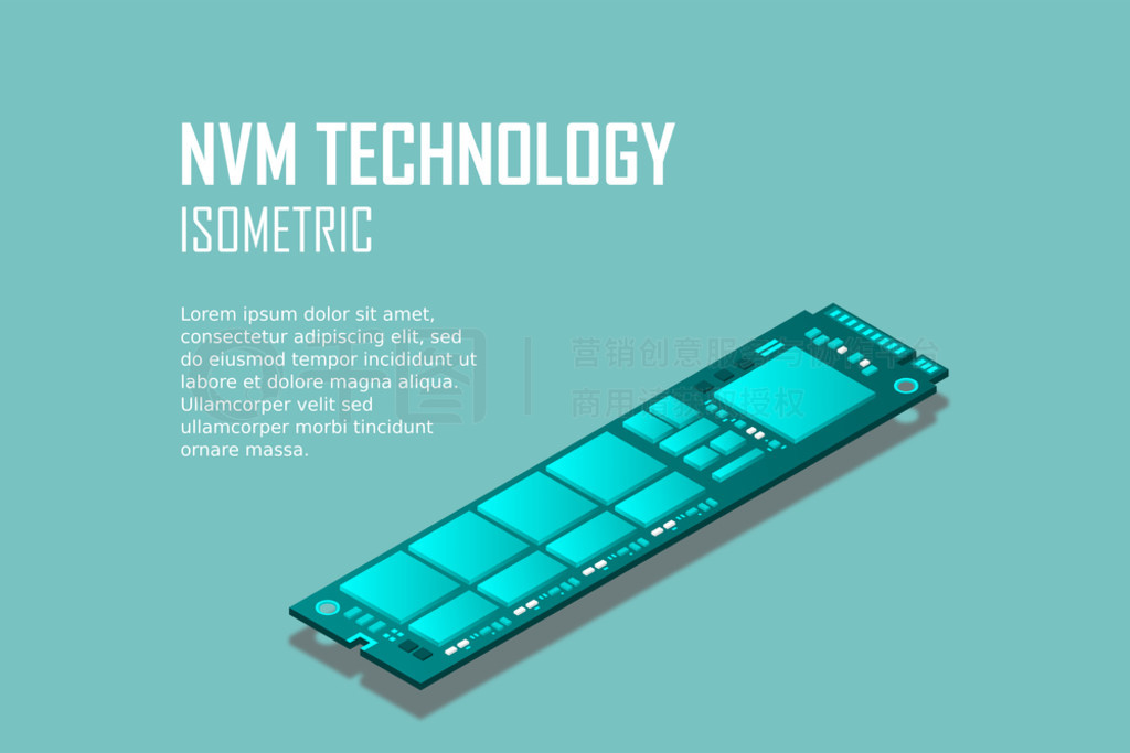 NVME Express M.2 ڴ 3D Ⱦͼȡڴ桢˼ӲϷ͹վʸͼ