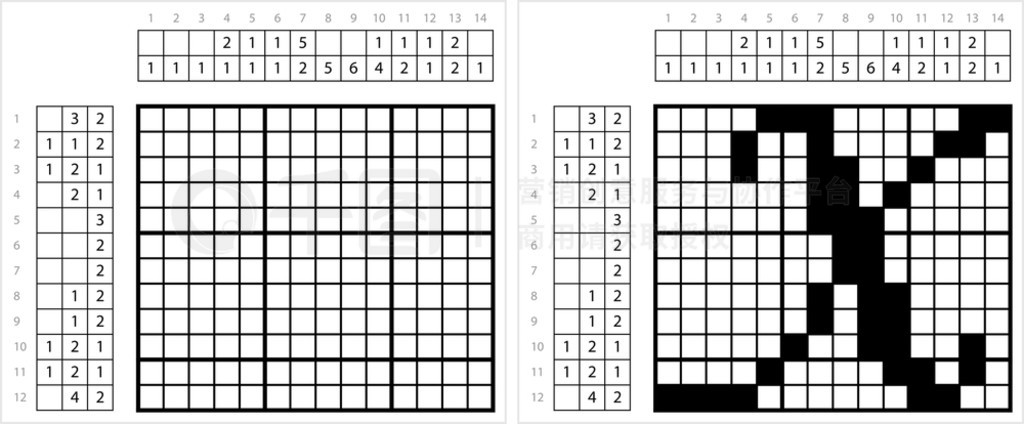 ĸ X Сд Nonogram ַ Xĸηʸͼ߼Ϸ GriddlersPic-A-PixͼƬ滭֡Picross