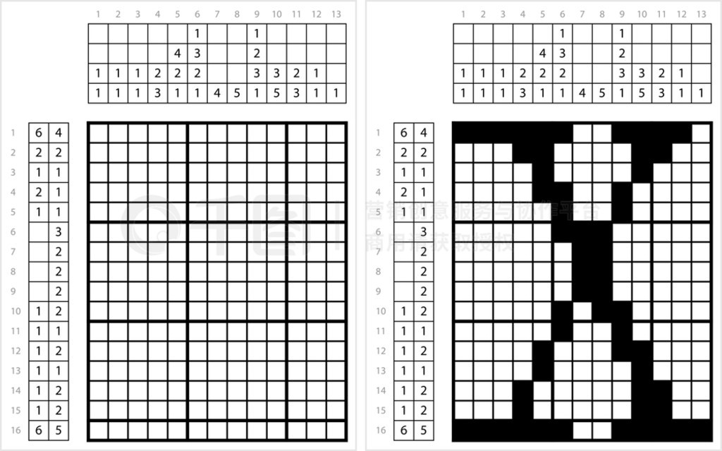 ĸ X Nonogram ַ Xĸηʸͼ߼Ϸ GriddlersֻͼƬPicross