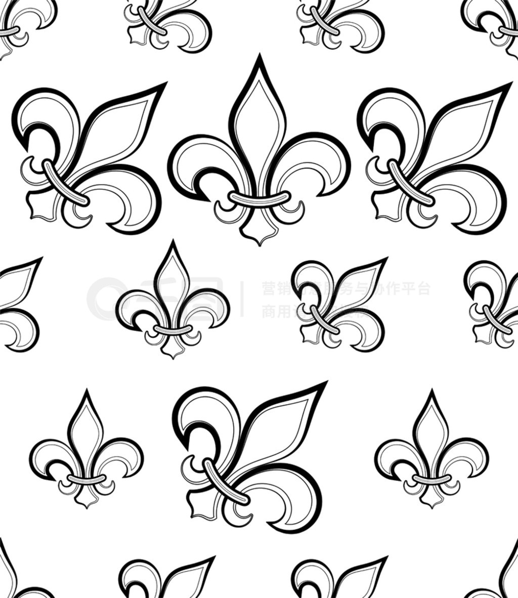 Fleur De Lis ޷ͼFleur-De-Lys  Flower-De-Luceװη񻯰ٺʸ廭