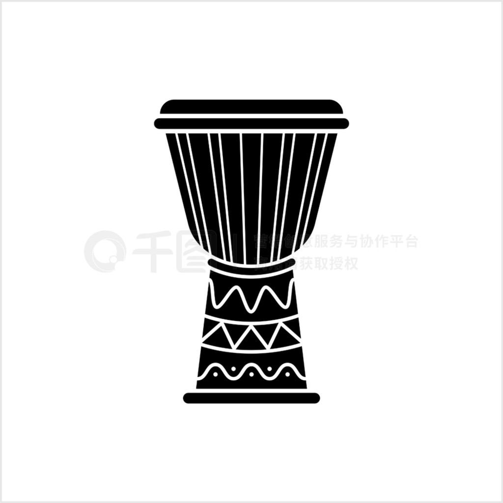 Djembe ͼ꣬ƤǸ߽ű Jembe ʸ廭