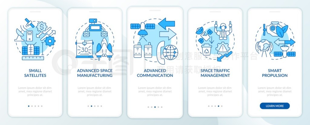 Spacetech ɫƶӦóĻ 5 ͼ˵ҳ棬Ը UIUXGUI ģ塣ʹ Myriad Pro-BoldRegular 塣 Spacete