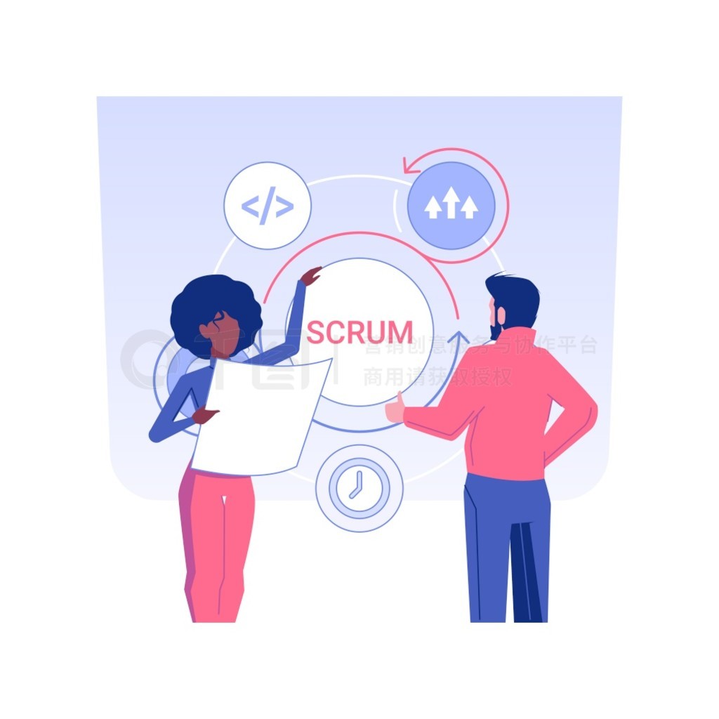 Scrum ʸͼ IT ˾ԱСĿ칫վ顢ŶӺ֯滮˼Scrum ˵