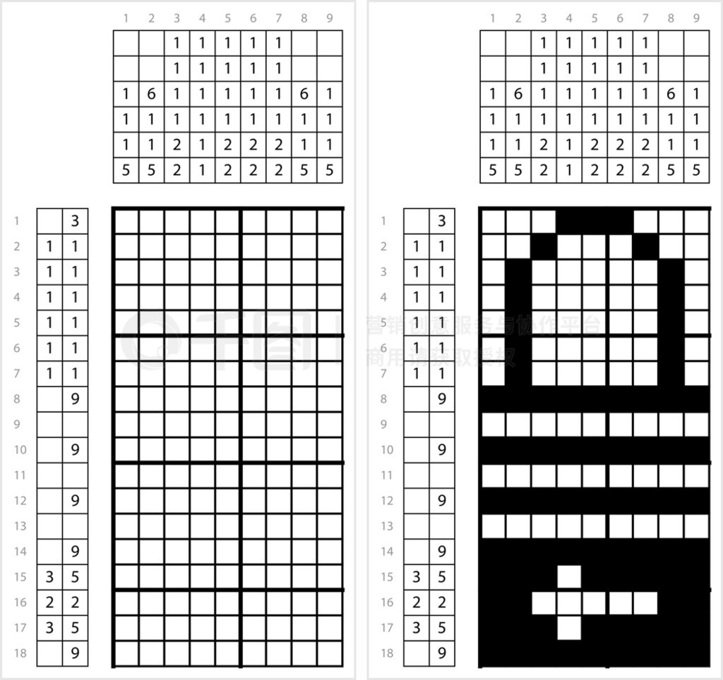 ͼͼеװʸ廭߼Ϸ GriddlersֻͼƬPicross