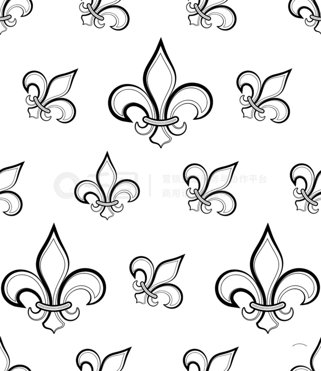 Fleur De Lis ޷ͼFleur-De-Lys  Flower-De-Luceװη񻯰ٺʸ廭