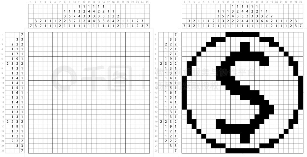 Ԫͼ Nonogram ߼Ϸ GriddlersPic-A-PixͼƬ滭֡Picrossҷšֽҡ$ ʸͼ