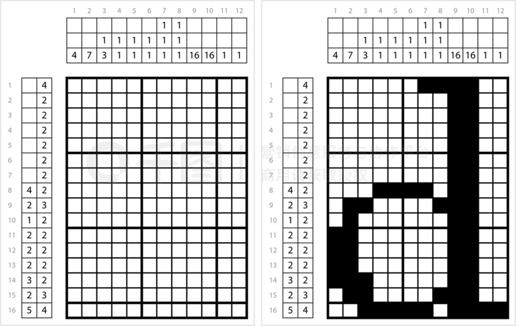 ĸ D Сд Nonogram ַ Dĸηʸͼ߼Ϸ GriddlersPic-A-PixͼƬ滭֡Picross