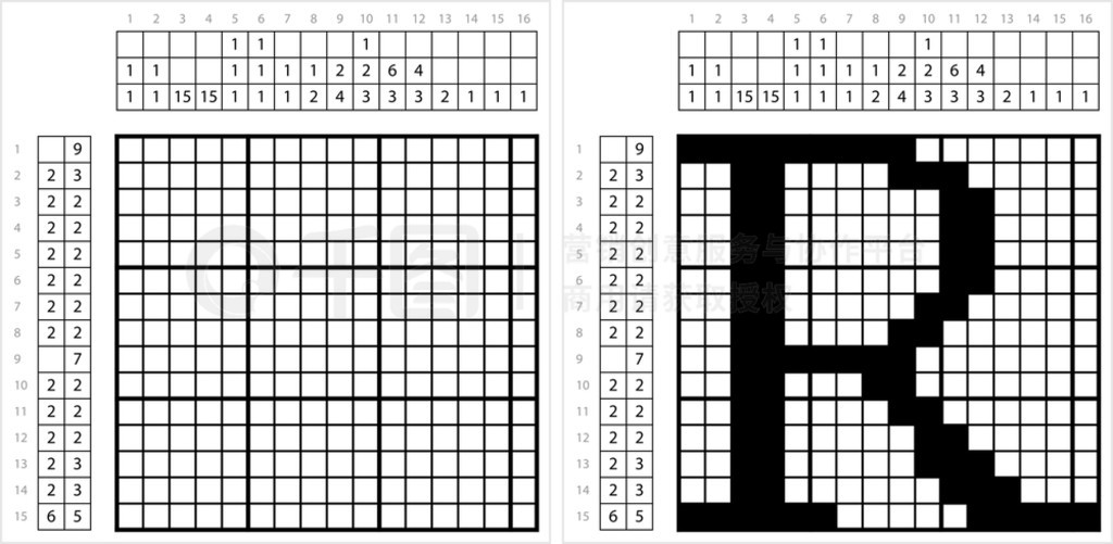 ĸ R Nonogram ַ Rĸηʸͼ߼Ϸ GriddlersPic-A-PixֻͼƬPicross