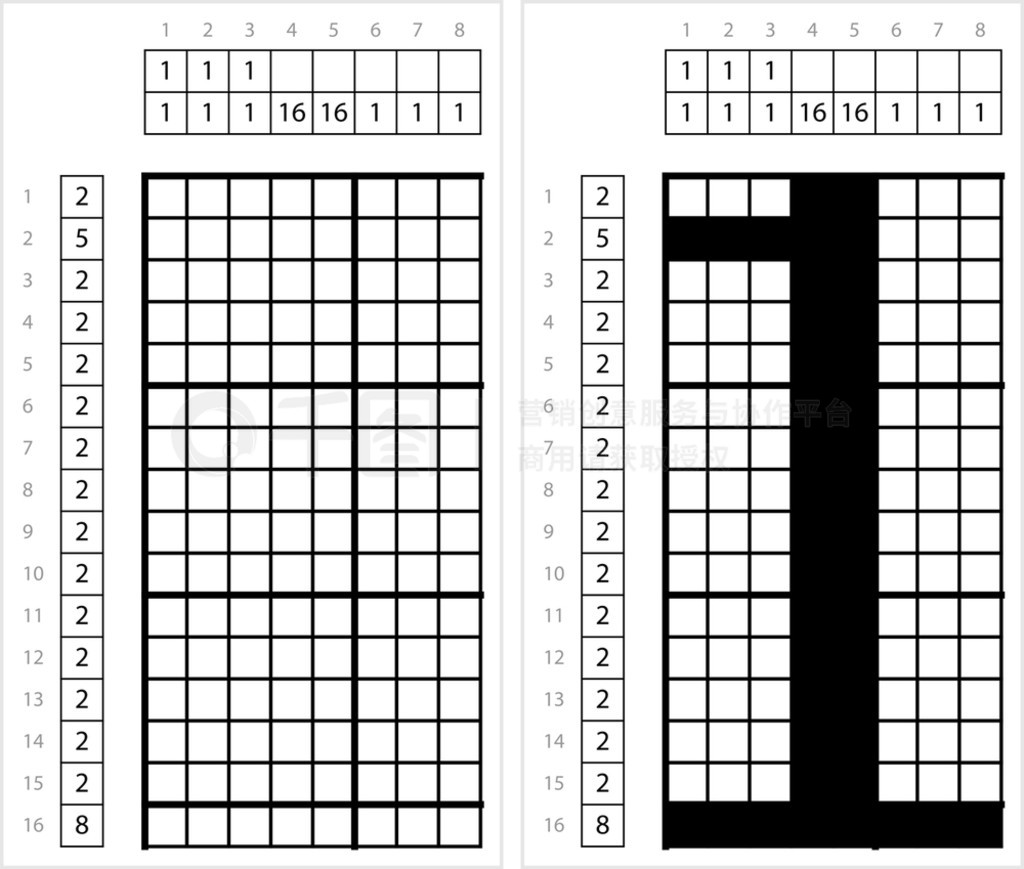 һ 1 Nonogram ѧ֡֡֡ʸͼ߼Ϸ GriddlersPic-A-PixͼƬ滭֡Picross