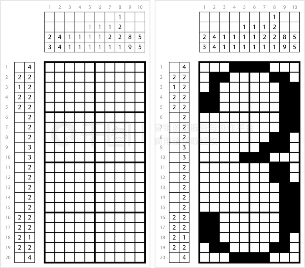  3 Nonogram ѧ֡֡֡ʸͼ߼Ϸ GriddlersPic-A-PixͼƬ滭֡Picross