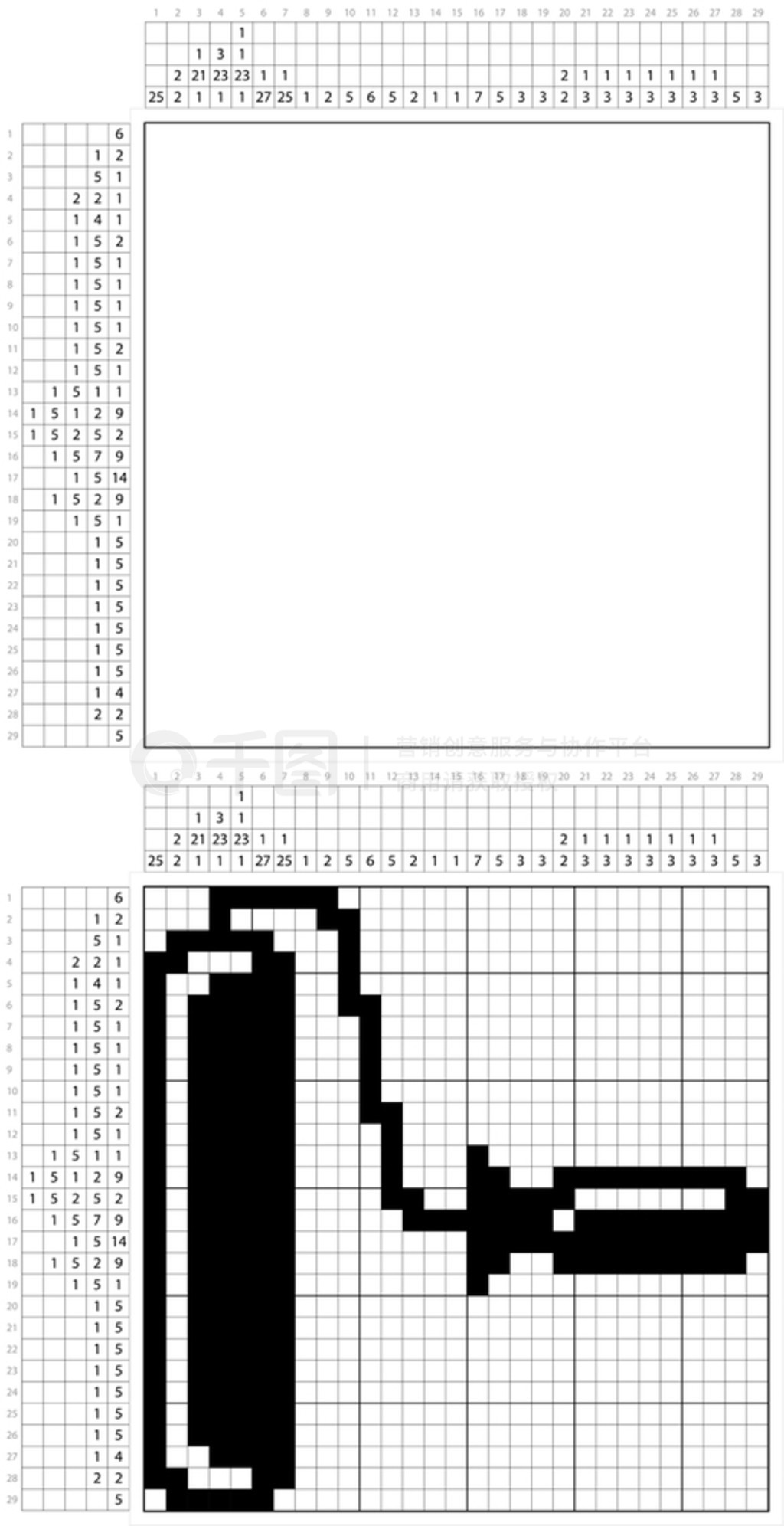 ҹˢͼ Nonogram ߼Ϸ GriddlersPic-A-PixͼƬ滭֡Picross滭Ӧùʸͼ