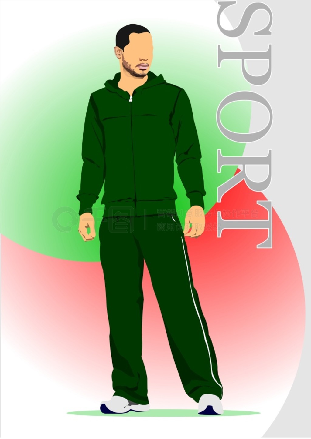 Ӣ˶Ա Teenager.Vector 3d ͼ