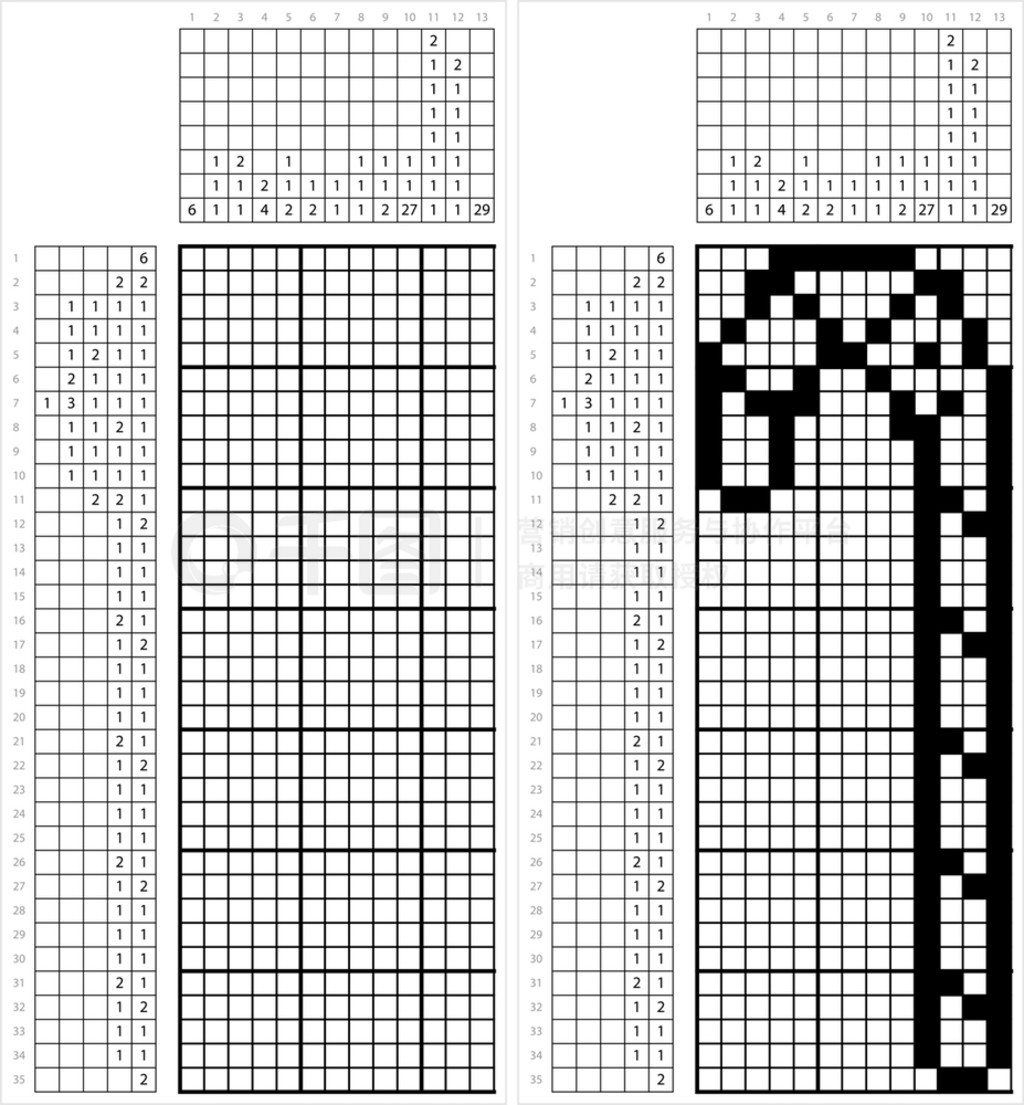 ǹͼ Nonogram ʥ״ǹʸ廭߼Ϸ GriddlersPic-A-PixͼƬ滭֡Picross