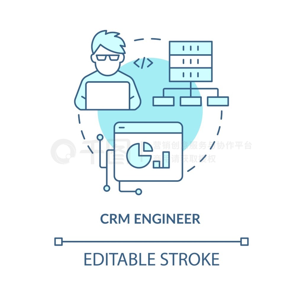 CRM ʦʯͼꡣͻϵʦ·˼ϸ߲ͼͼɱ༭ıʻʹ ArialMyriad Pro-Bold 塣 CRM ʦʯͼ