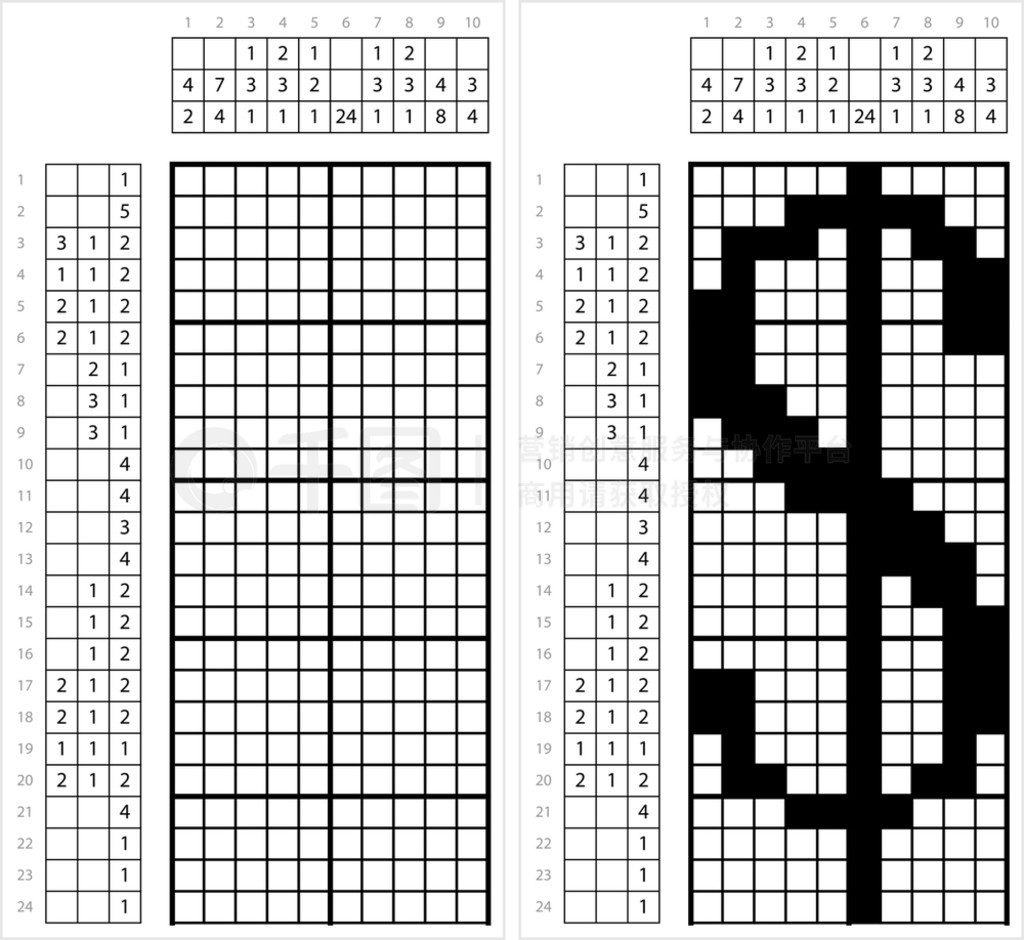 Ԫͼ Nonogram ҷšԪƱֽҡ$ʸ廭߼Ϸ GriddlersPic-A-PixͼƬ滭֡Picross