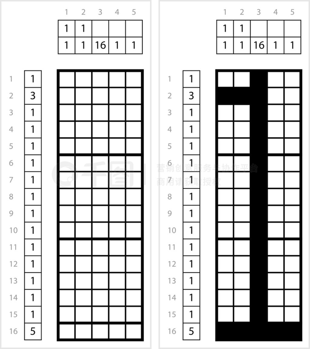 һ 1 Nonogram ѧ֡֡֡ʸͼ߼Ϸ GriddlersPic-A-PixͼƬ滭֡Picross