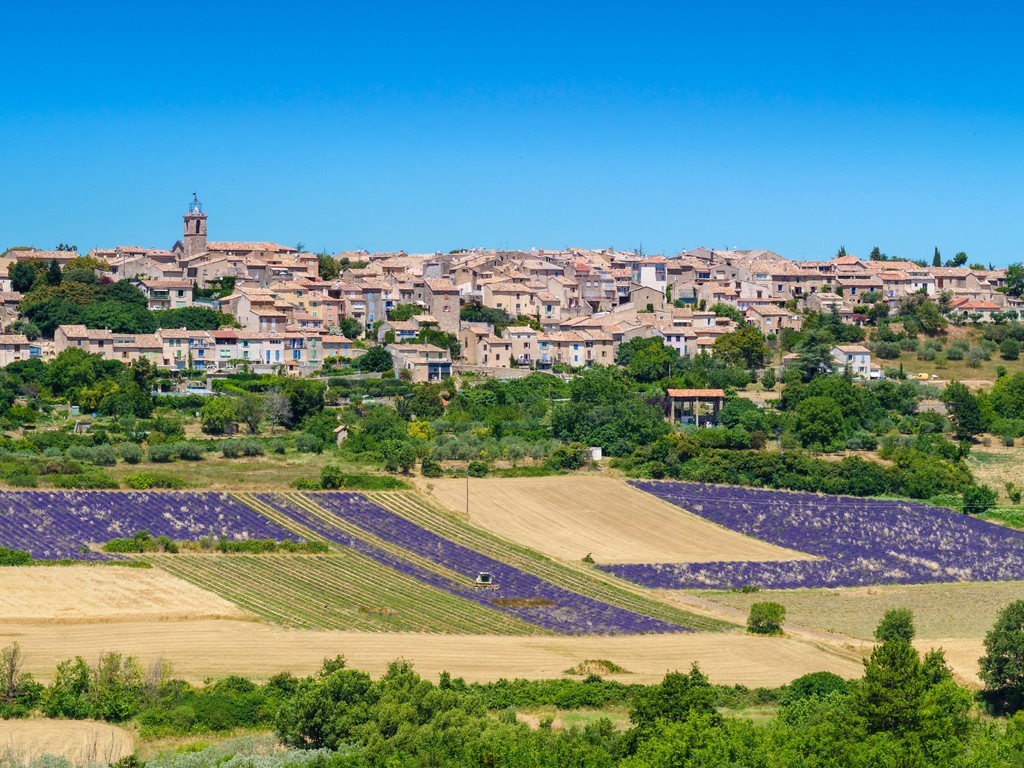 Īɽׯ˹羰ɫ޹²ԭ Valensole, ˹˹ʡ.. ɽ Puimoisson , ˹ 