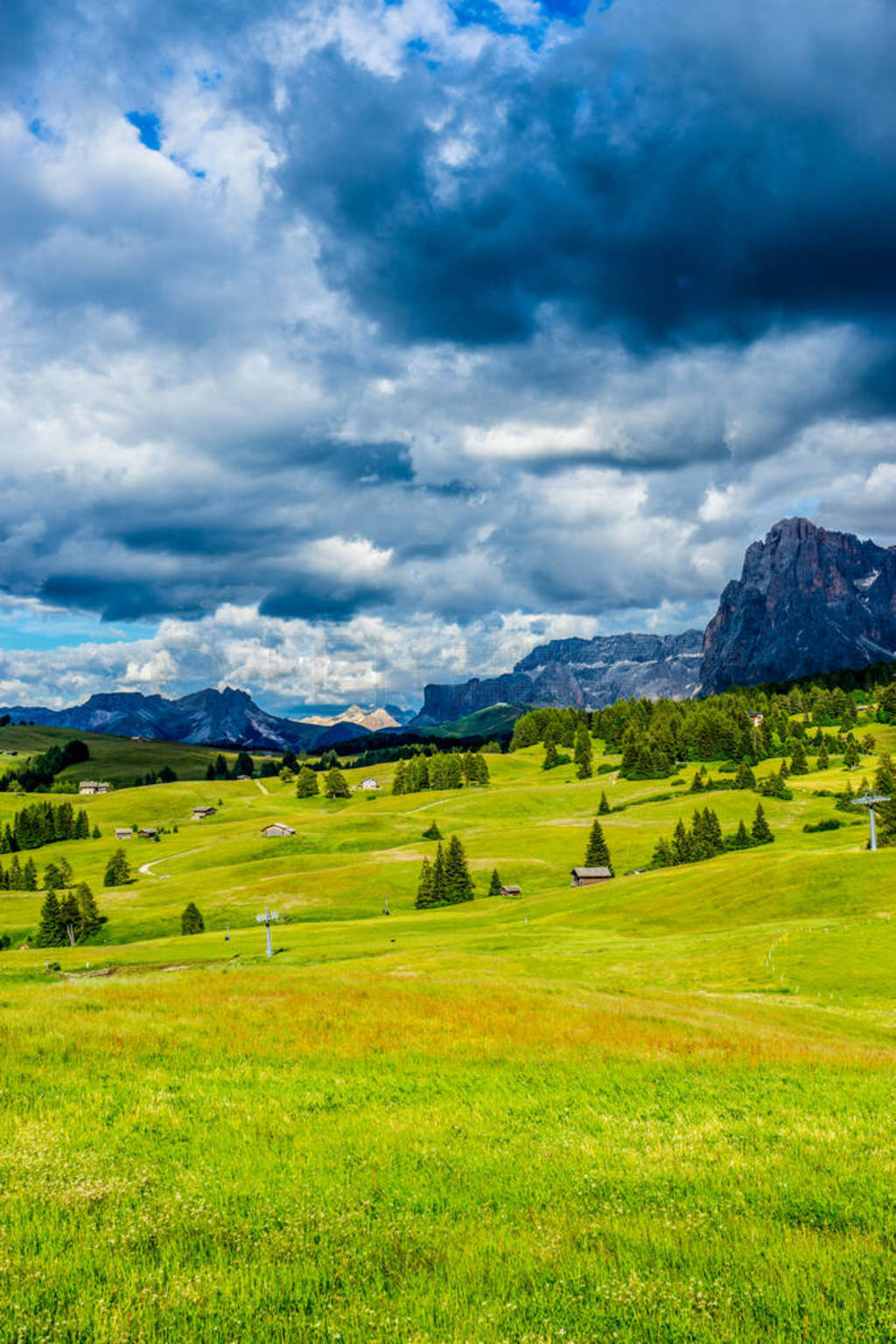 ,Siusi˹,Sassolungo Langkofel DolomiteSeiser Alm,һƬ̵,һɽ