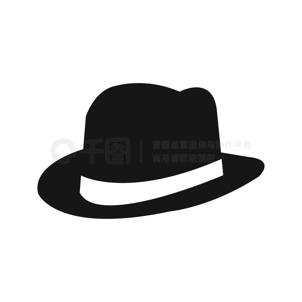 Fedora Hatͼ,ʿñڰɫ.B.ý