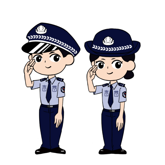 emoji警察敬礼表情图片图片