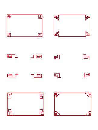 边框字体图片