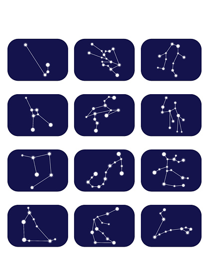 【星座图标矢量素材】图片免费下载