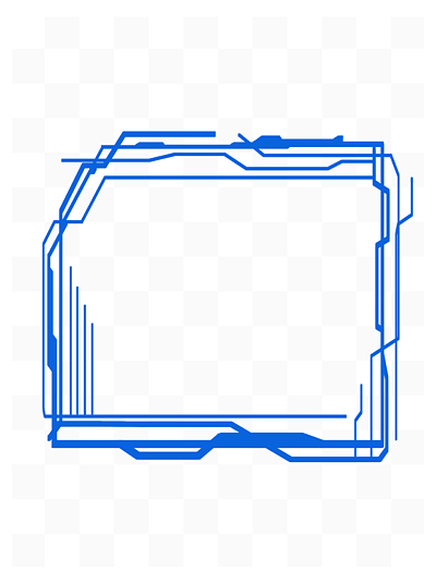 475蓝色矩形边框科幻科技对话框底纹背景素材4710实验室平面轮廓矢量