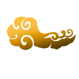 中国风传统微立体金色祥云古典花纹装饰图案