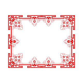 边框素材 古风长方形图片