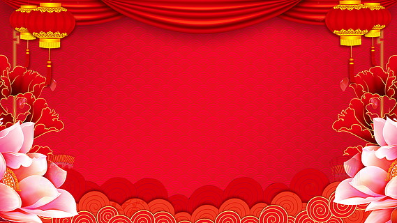舞台背景新春音乐会演出宣传海报空荡荡的舞台音乐会与五颜六色的照明
