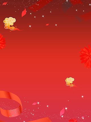 新年喜庆边框插画免扣中国风红色新年春节喜庆边框花边标题框新年喜庆