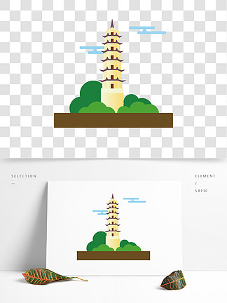 兰州特色地标简笔画图片