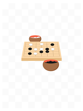 围棋手绘素材