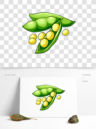 【黄豆卡通图案】图片免费下载